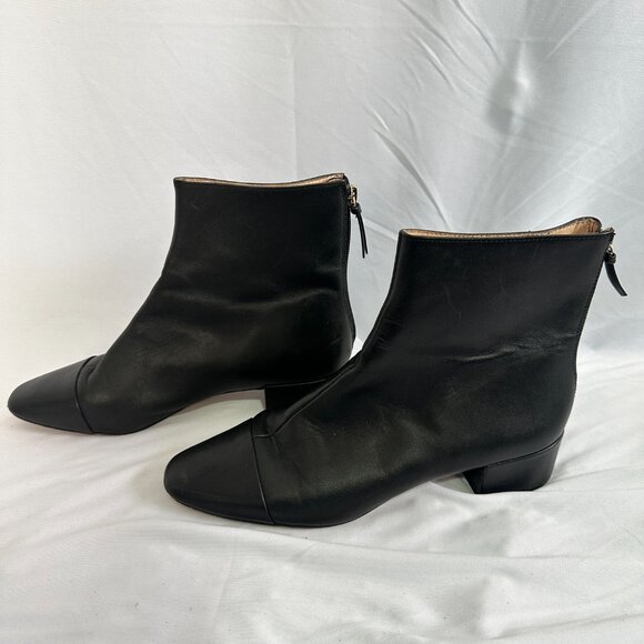 J Crew Cap-Toe Ankle Boots Size 9 - Picture 6 of 8